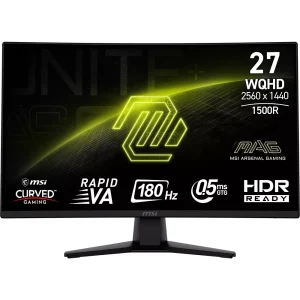 Écran PC Gamer MSI MAG 274CQF Incurvé 27'' RAPID VA
