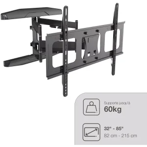 Support mural TV ADEQWAT Mouv TV 32-85' – Fixation solide et ajustable